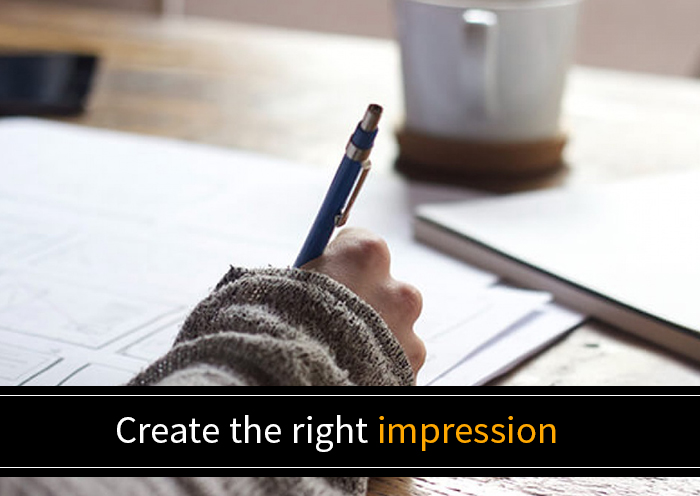 Create-the-right-impression